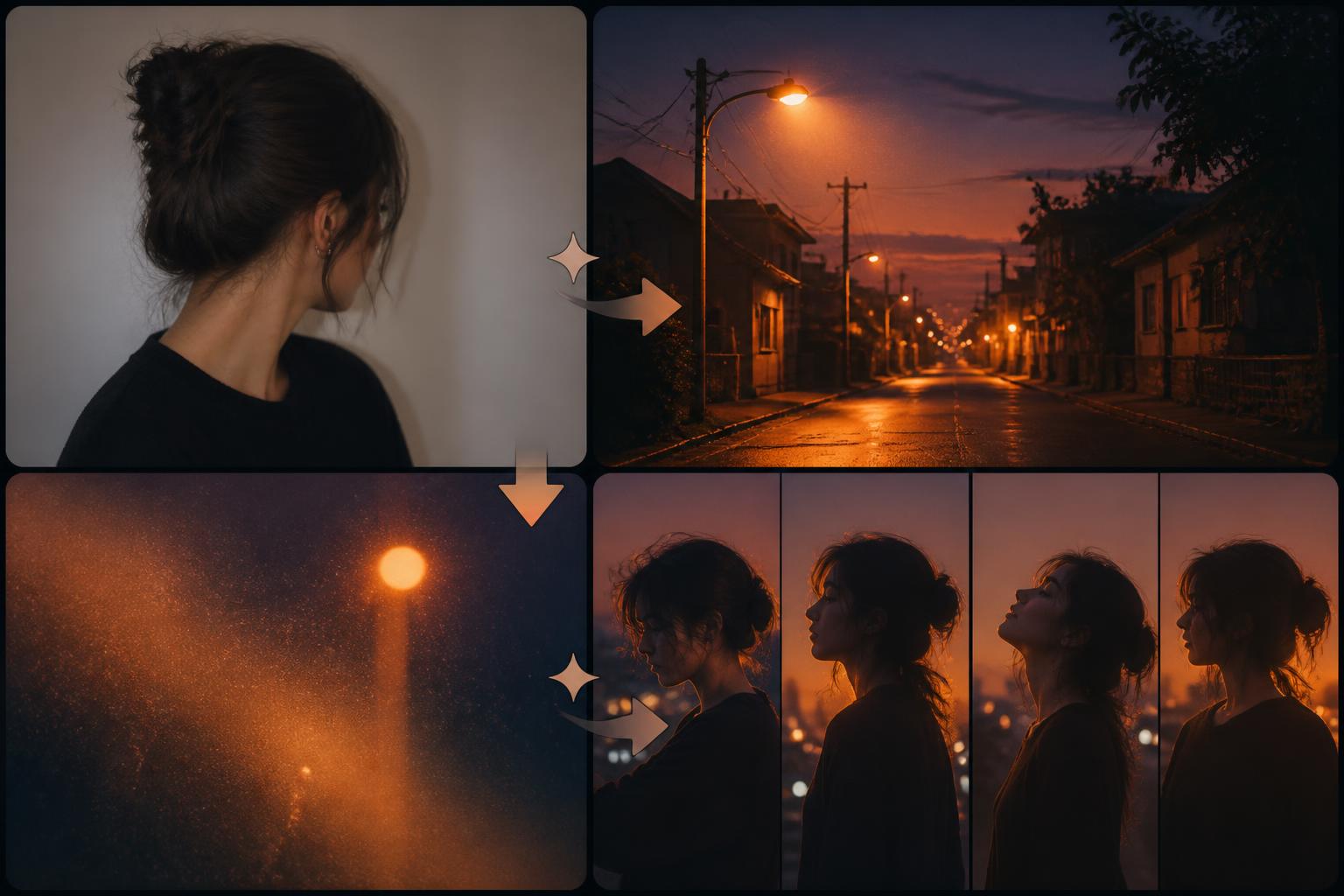 visual framework for building a lofi dusk prompt