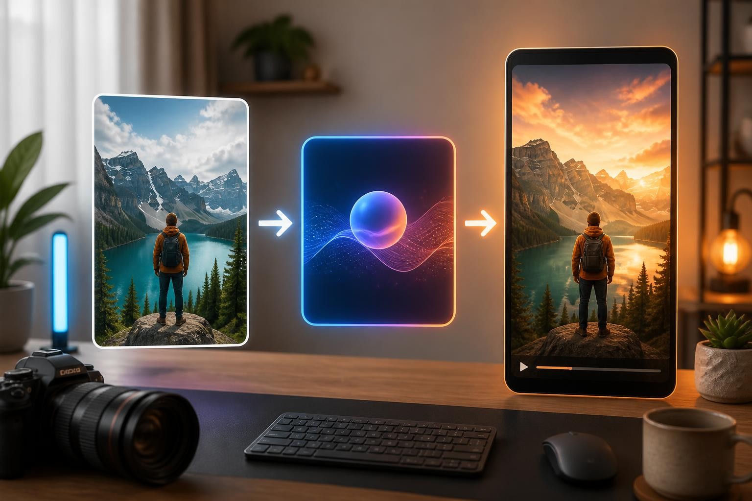 SnapGen AI Alternatives unified AI workspace connecting image creation prompt refinement and video generation stages